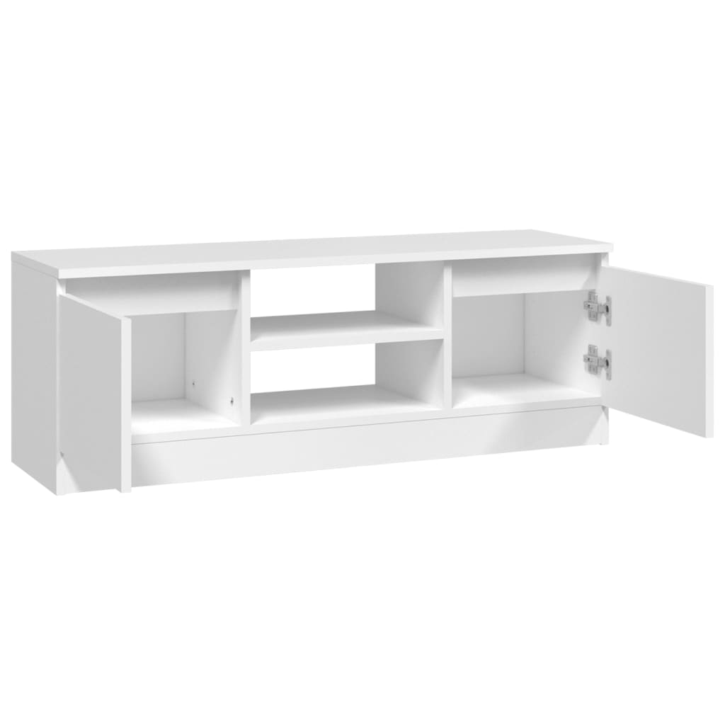 Fehér tv-szekrény ajtóval 102 x 30 x 36 cm Fehér tv-szekrény ajtóval 102 x 30 x 36 cm