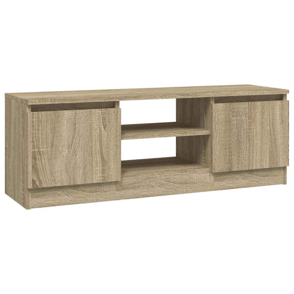 Sonoma-tölgyszínű tv-szekrény ajtóval 102 x 30 x 36 cm Sonoma-tölgyszínű tv-szekrény ajtóval 102 x 30 x 36 cm