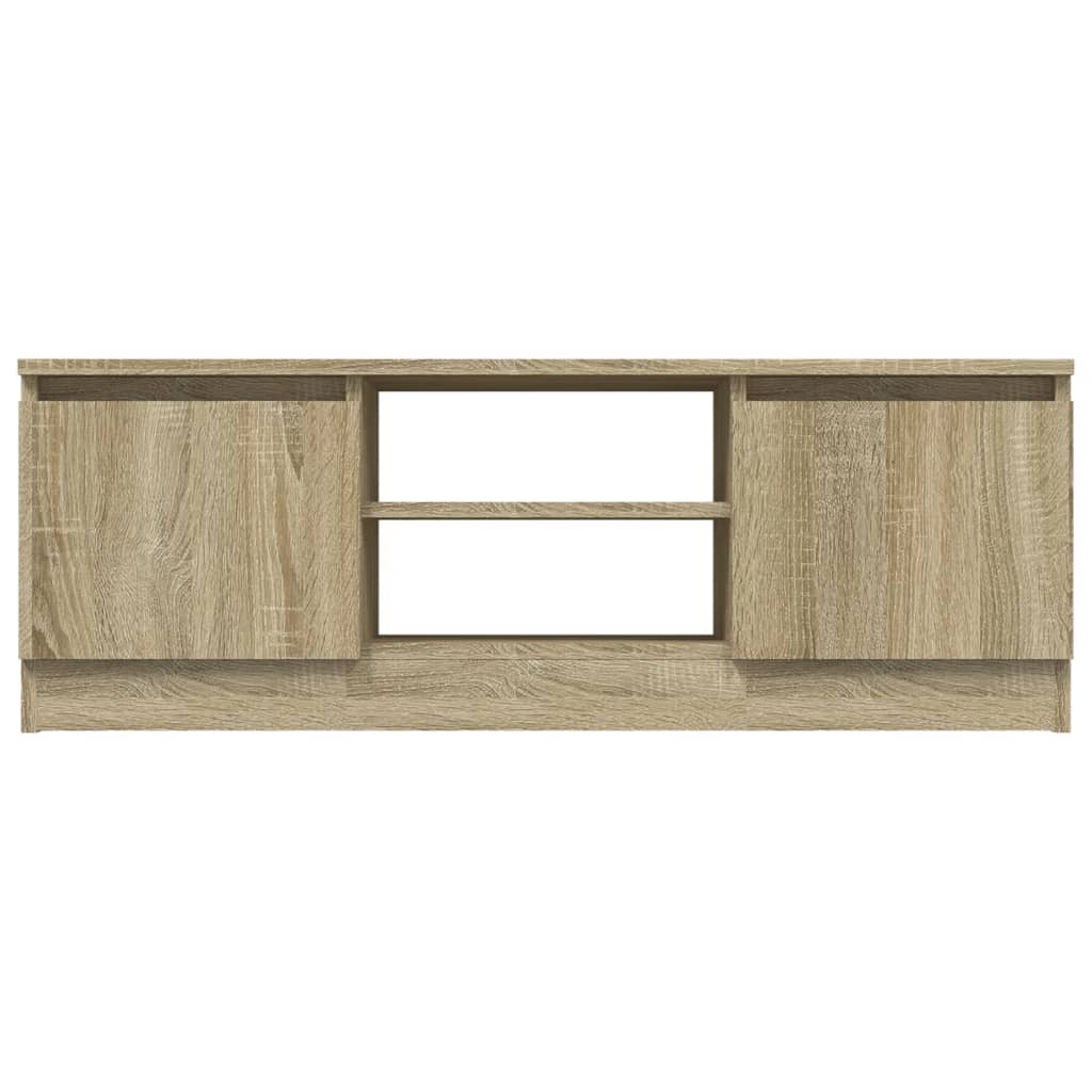 Sonoma-tölgyszínű tv-szekrény ajtóval 102 x 30 x 36 cm Sonoma-tölgyszínű tv-szekrény ajtóval 102 x 30 x 36 cm