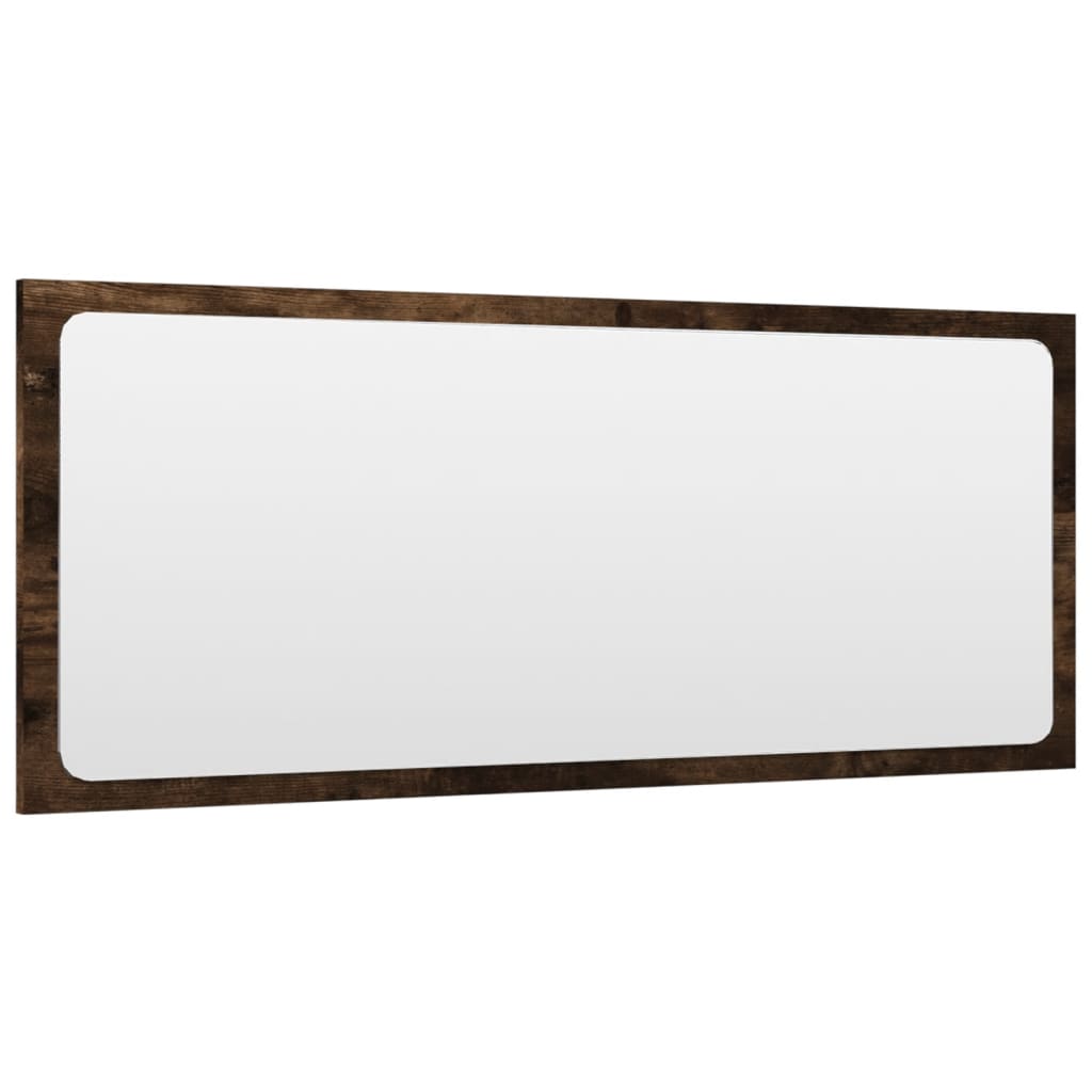 2 részes füstös tölgy színű szerelt fa fürdőszobai bútorszett