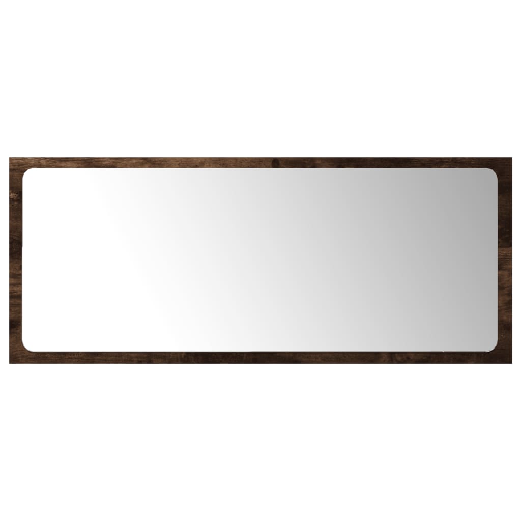 2 részes füstös tölgy színű szerelt fa fürdőszobai bútorszett