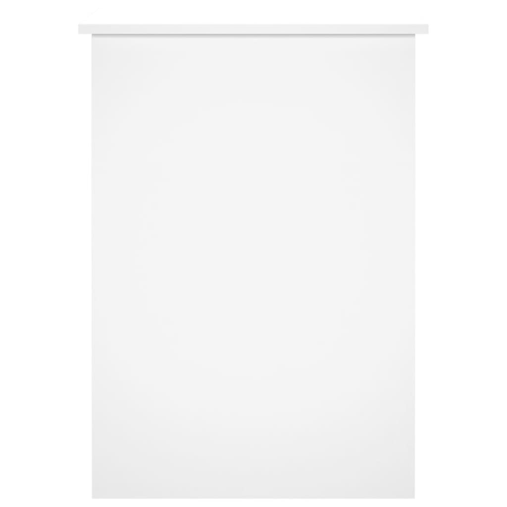 Fehér szerelt fa íróasztal 100x55x75 cm