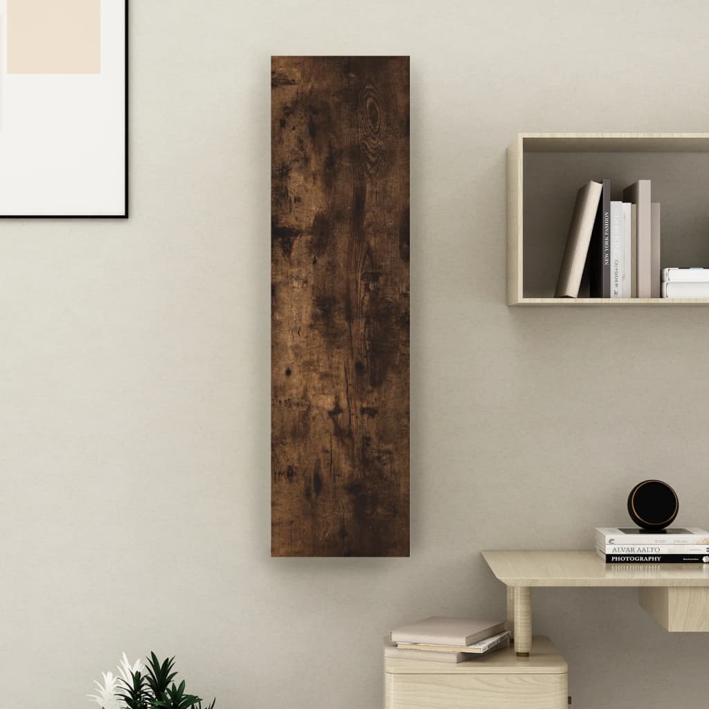 Füstös tölgyszínű falra szerelhető tv-szekrény 30,5x30x110 cm Füstös tölgyszínű falra szerelhető tv-szekrény 30,5x30x110 cm