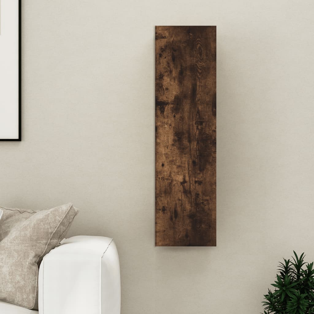 Füstös tölgyszínű falra szerelhető tv-szekrény 30,5x30x110 cm Füstös tölgyszínű falra szerelhető tv-szekrény 30,5x30x110 cm
