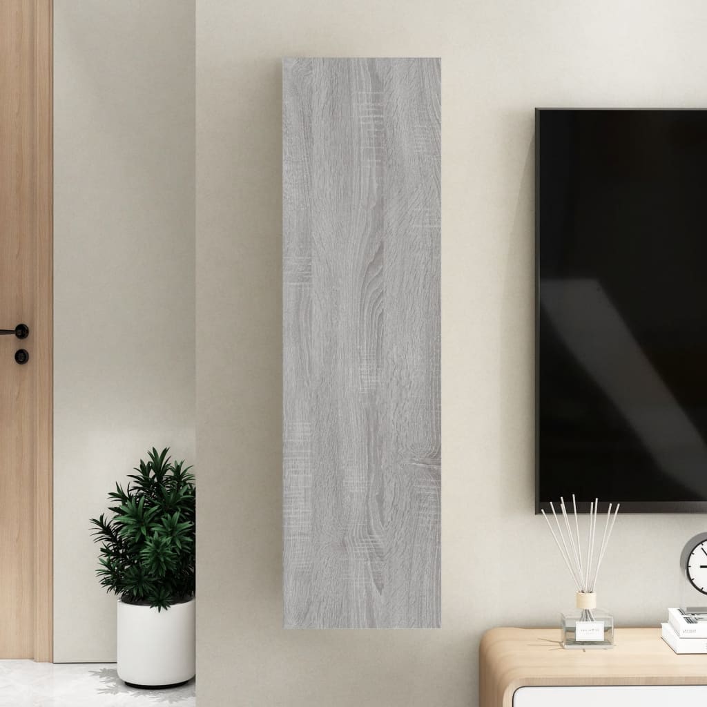 Szürke sonoma színű fali tv-szekrény 30,5 x 30 x 110 cm