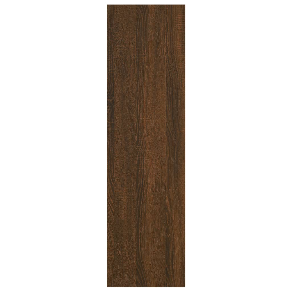 Barna tölgy falra szerelhető tv-szekrény 30,5x30x110 cm Barna tölgy falra szerelhető tv-szekrény 30,5x30x110 cm