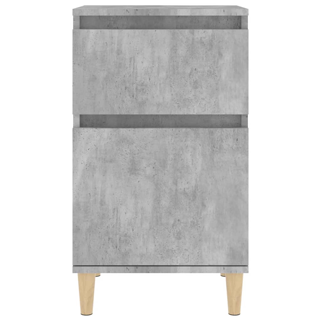 2 db betonszürke éjjeliszekrény 40 x 35 x 70 cm