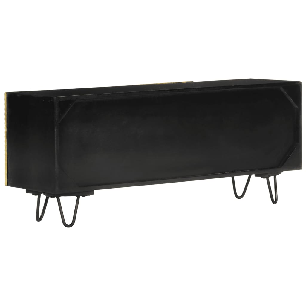 Tömör mangófa tv-szekrény 110 x 30 x 45 cm Tömör mangófa tv-szekrény 110 x 30 x 45 cm