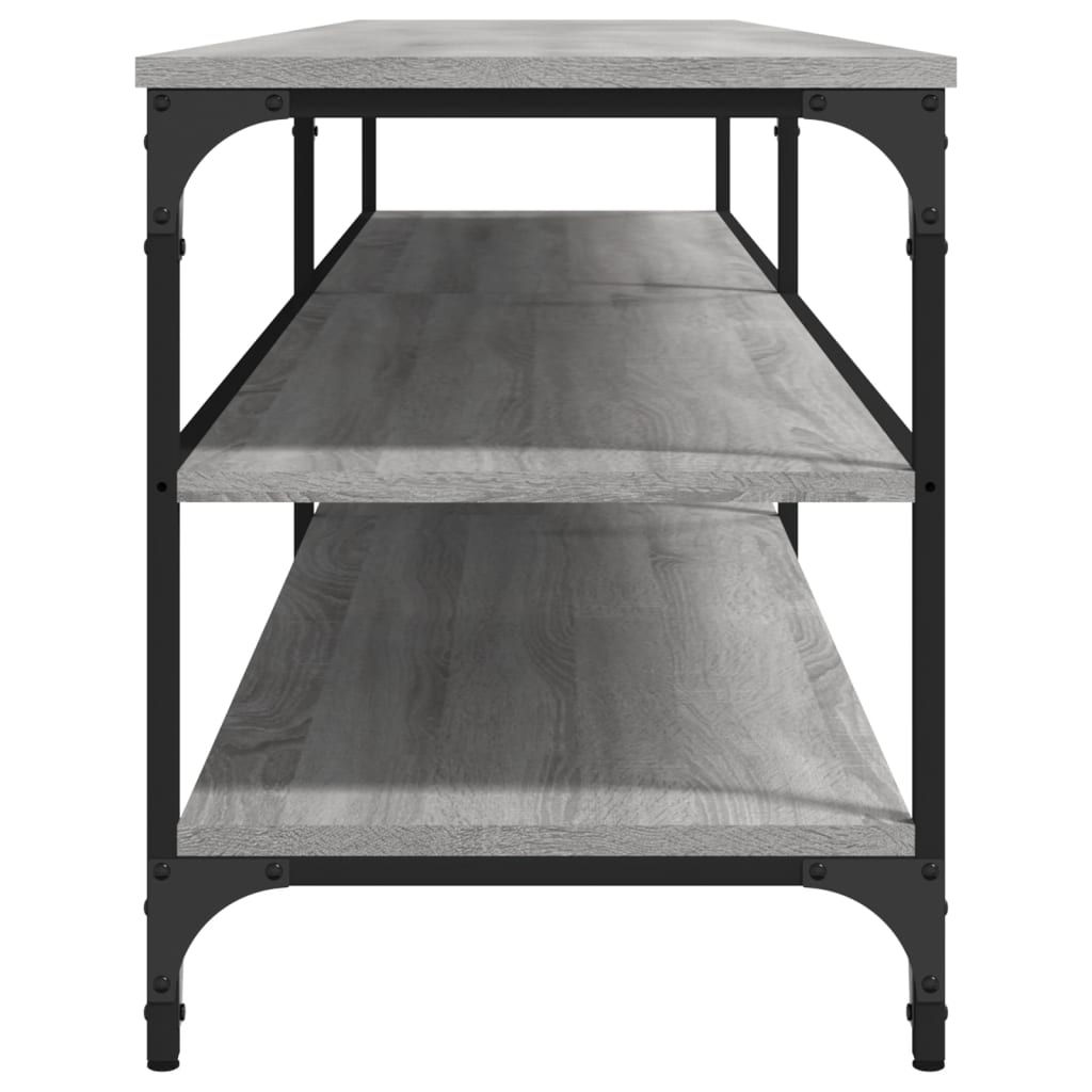 Szürke sonoma színű szerelt fa tv-szekrény 200 x 30 x 50 cm Szürke sonoma színű szerelt fa tv-szekrény 200 x 30 x 50 cm