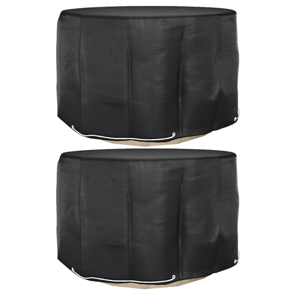 2 db kerek kerti bútorhuzat 6 fűzőlyukkal ø125 x 75 cm 2 db kerek kerti bútorhuzat 6 fűzőlyukkal ø125 x 75 cm