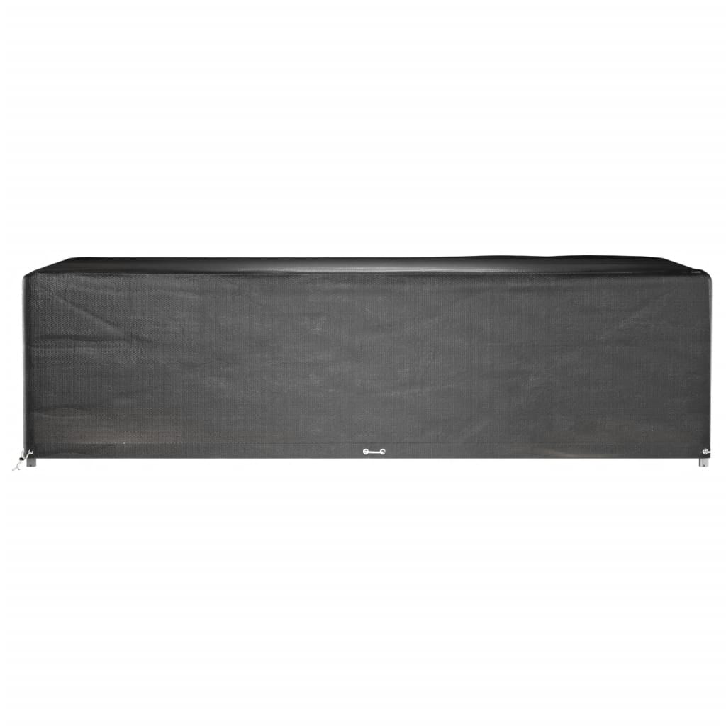 2 db téglalap alakú kerti bútorhuzat 16 fűzőlyukkal 325x205x90