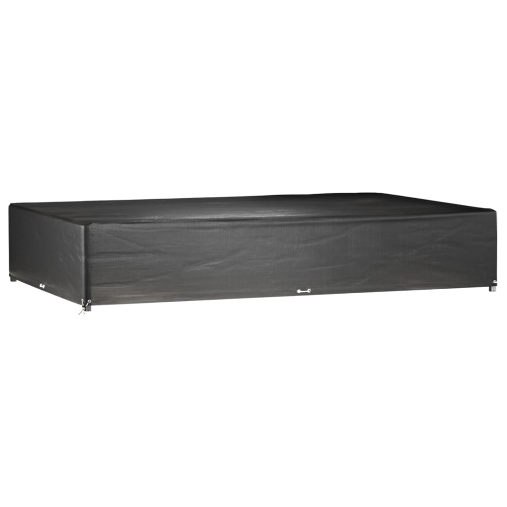 2 db téglalap alakú kerti bútorhuzat 16 fűzőlyukkal 325x205x60