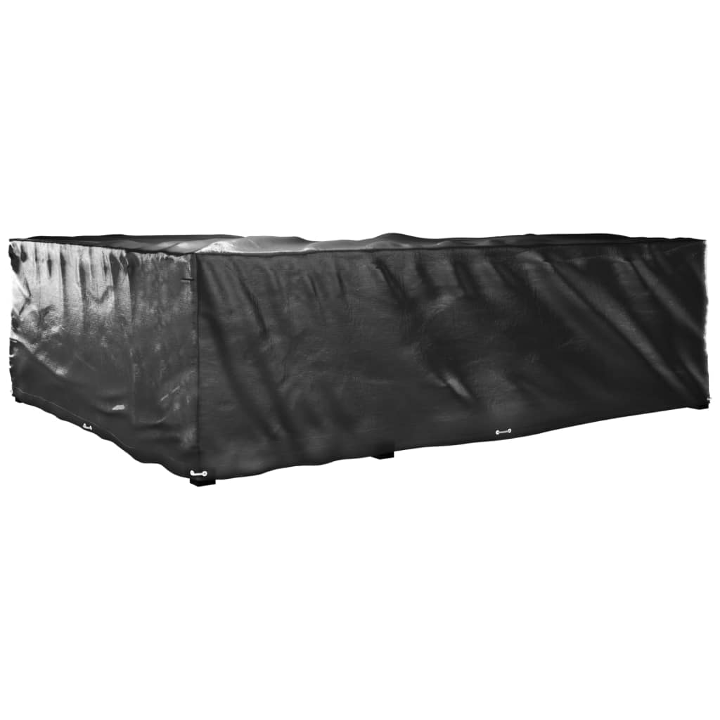 2 db l-alakú kerti bútorhuzat 16 fűzőlyukkal 260x210x80 cm