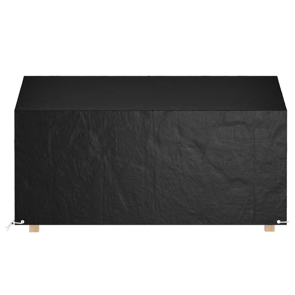 2 db polietilén kerti padhuzat 8 fűzőlyukkal 190x70x70/88 cm