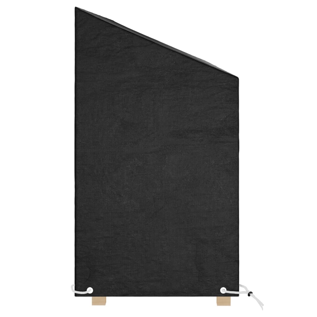 2 db polietilén kerti padhuzat 8 fűzőlyukkal 190x70x70/88 cm