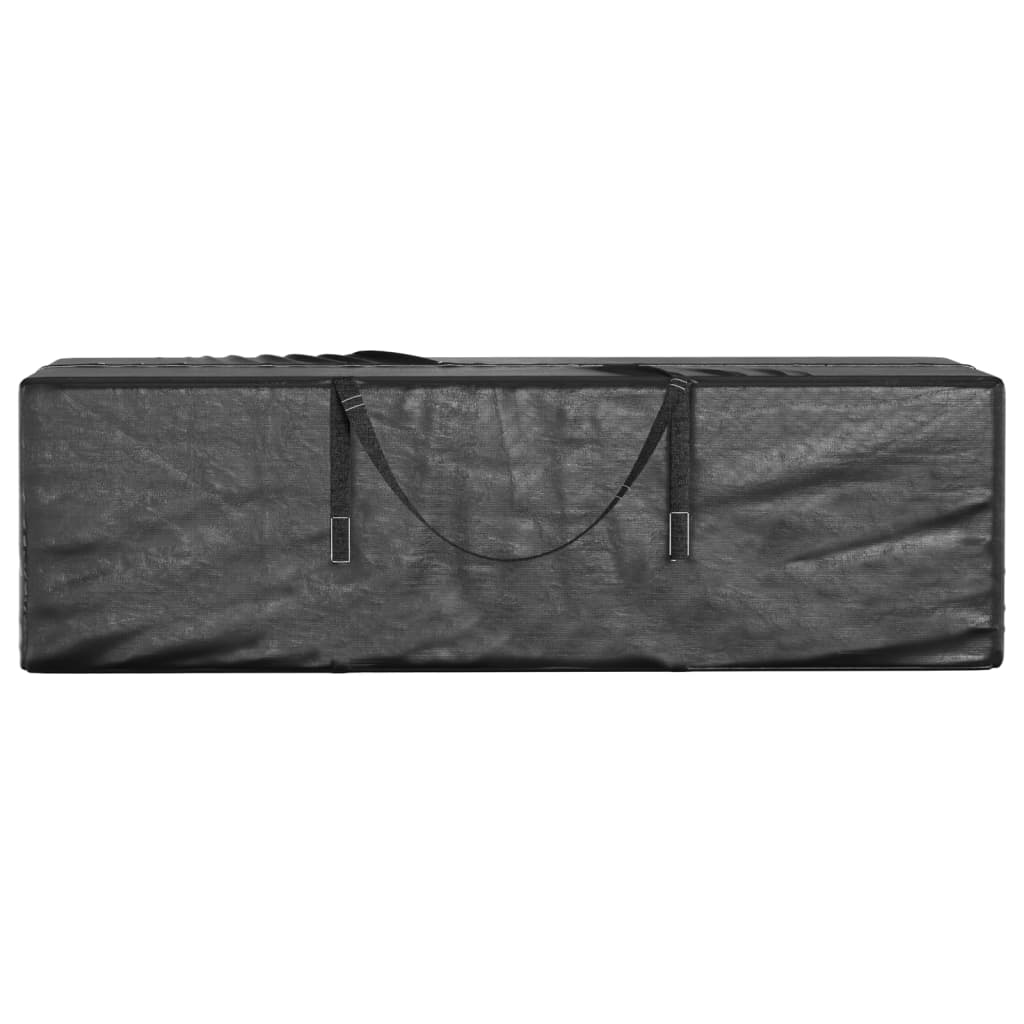 2 db fekete polietilén kerti párnatároló zsák 135x40x55 cm 2 db fekete polietilén kerti párnatároló zsák 135x40x55 cm