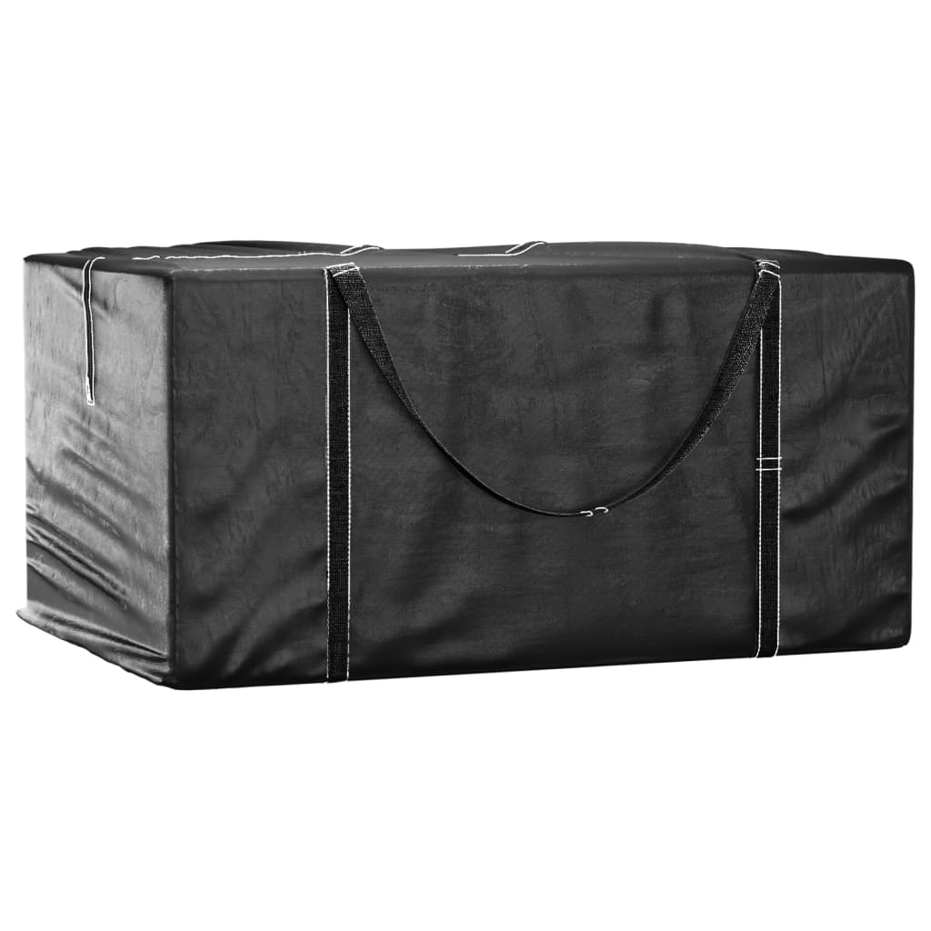 2 db fekete polietilén kerti párnatároló zsák 150 x 75 x 75 cm