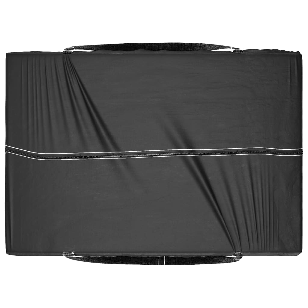 2 db fekete polietilén kerti párnatároló zsák 150 x 75 x 75 cm