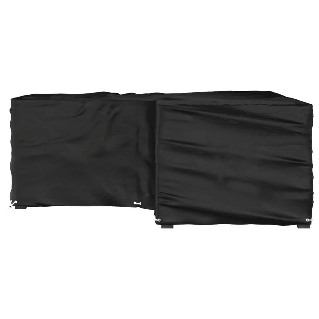 L-alakú kerti bútorhuzat 16 fűzőlyukkal 215 x 215 x 70 cm