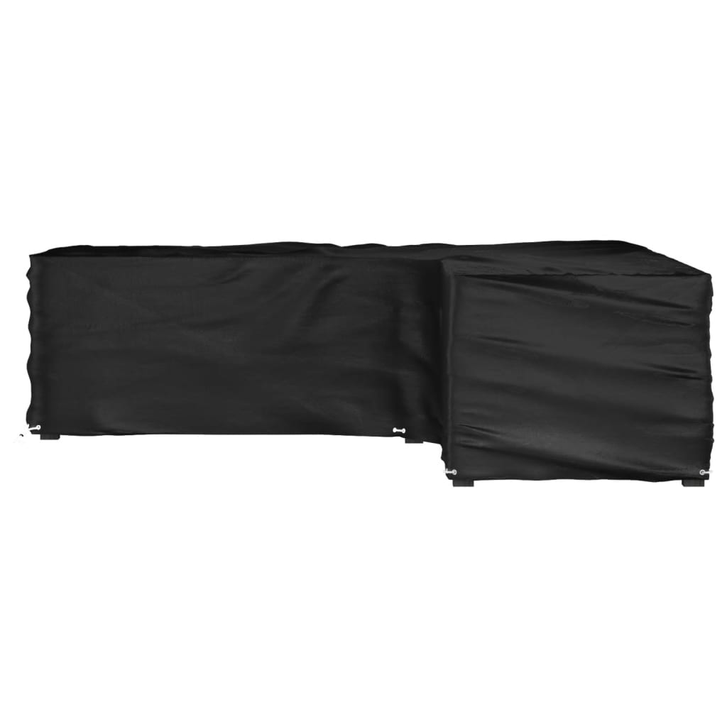 L-alakú kerti bútorhuzat 16 fűzőlyukkal 285 x 285 x 70 cm