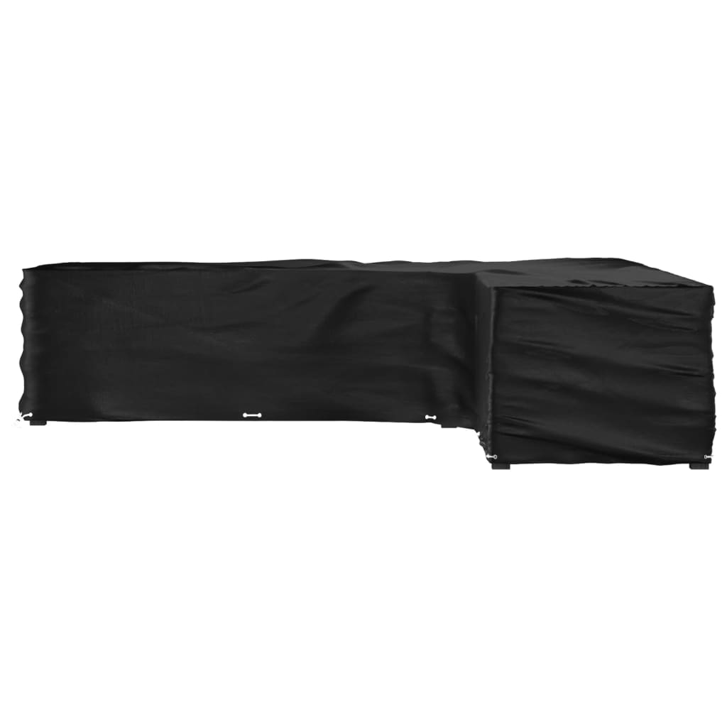 L-alakú kerti bútorhuzat 20 fűzőlyukkal 300 x 300 x 70 cm