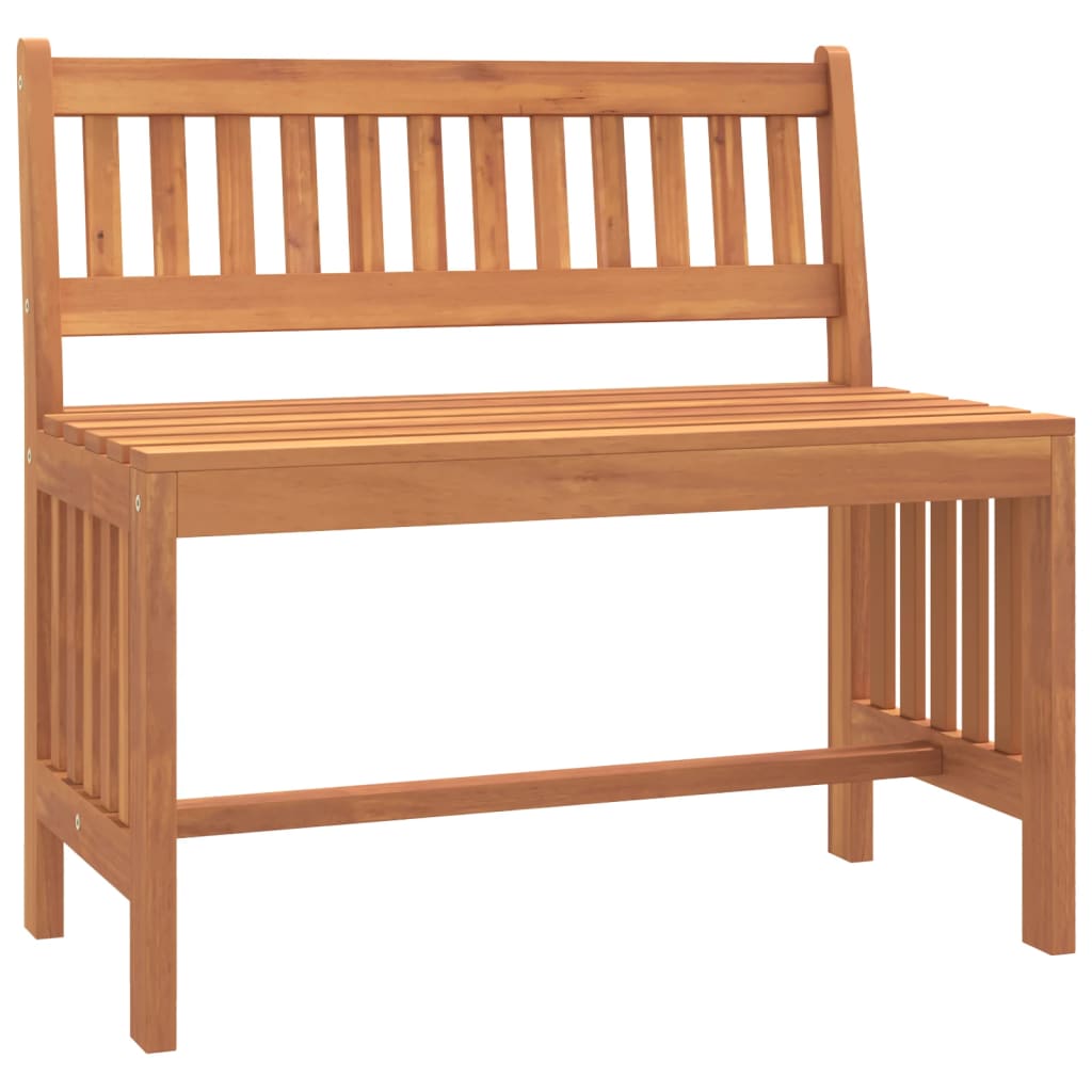 Tömör eukaliptuszfa kerti pad 80 cm