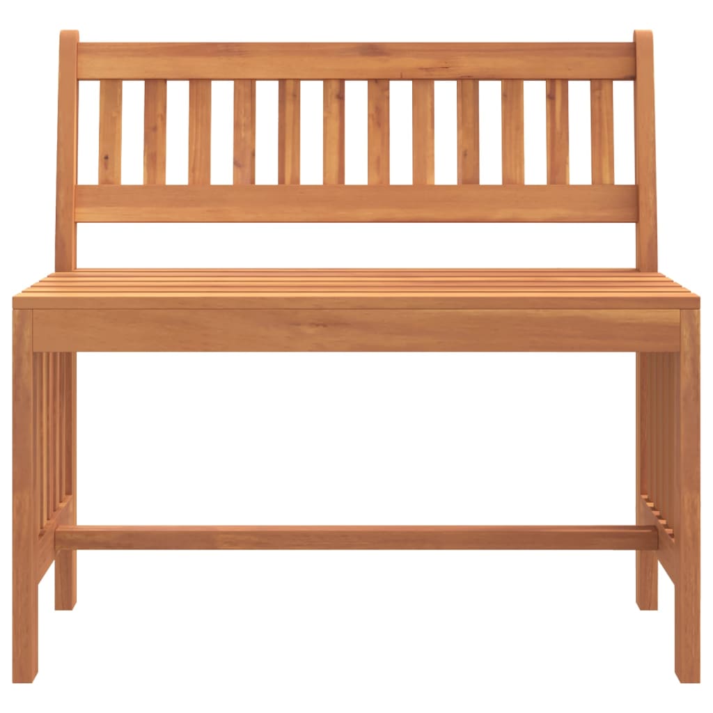 Tömör eukaliptuszfa kerti pad 80 cm