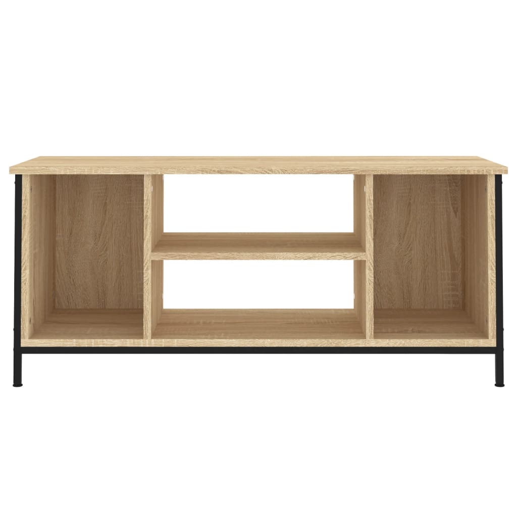 Sonoma tölgyszínű szerelt fa tv-szekrény 102x35x45 cm Sonoma tölgyszínű szerelt fa tv-szekrény 102x35x45 cm
