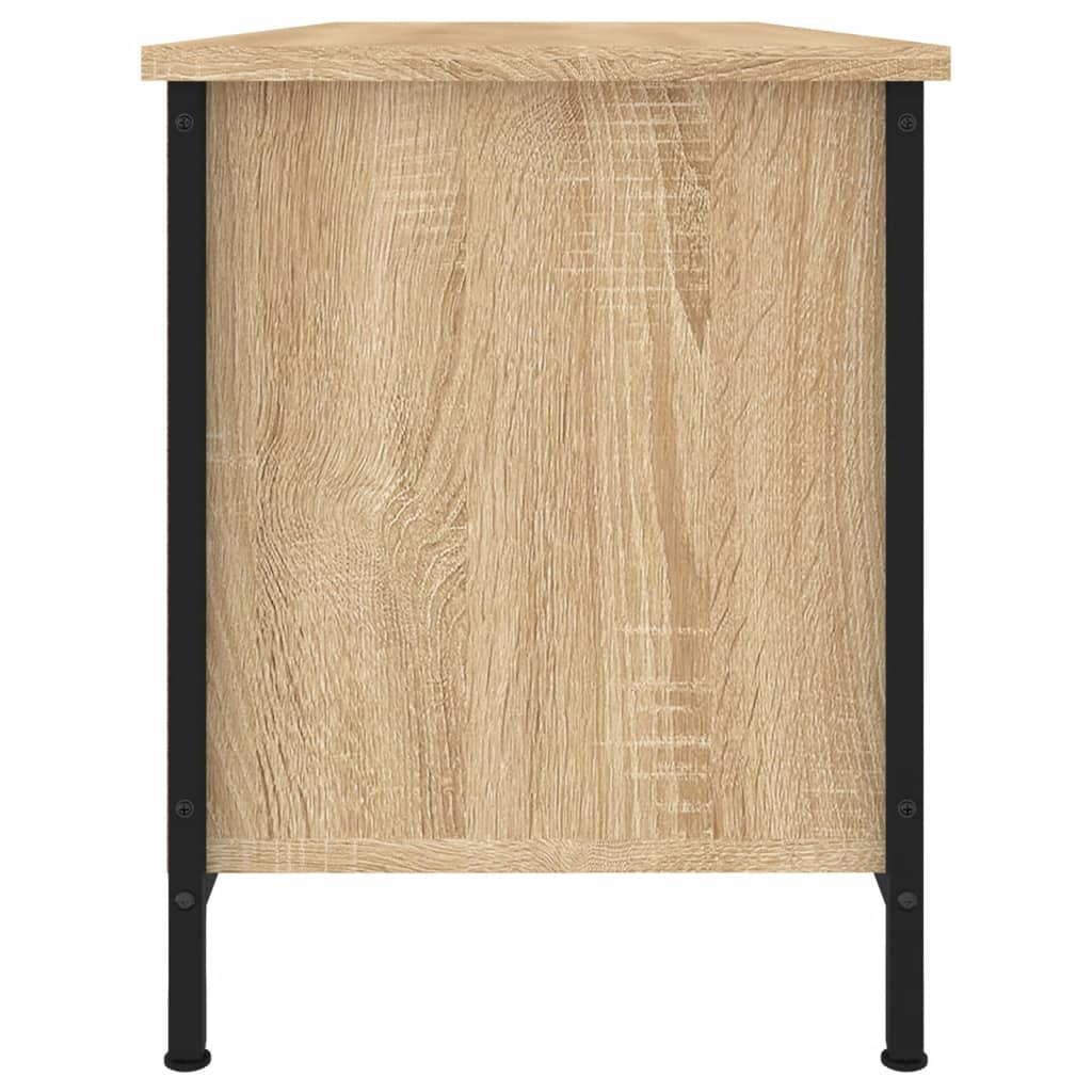 Sonoma tölgyszínű szerelt fa tv-szekrény 102x35x45 cm Sonoma tölgyszínű szerelt fa tv-szekrény 102x35x45 cm