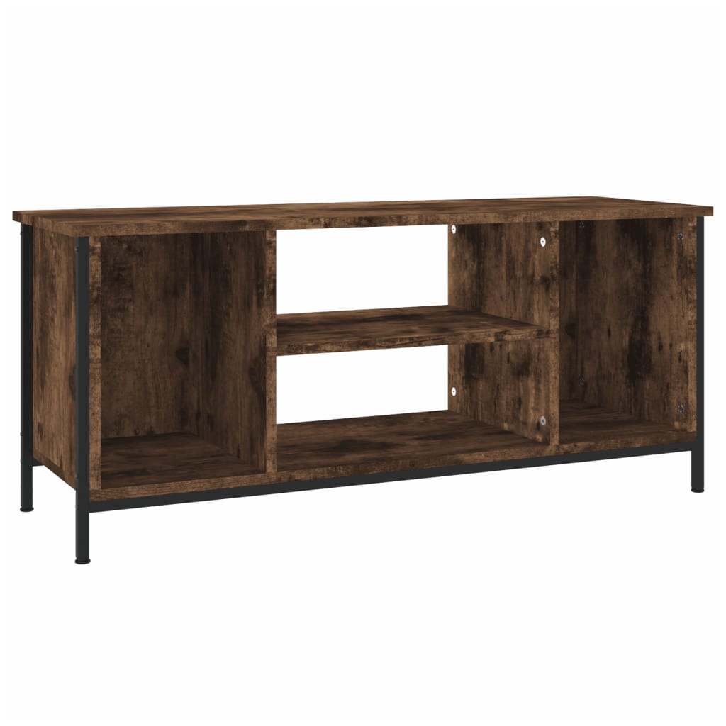 Füstös tölgyszínű szerelt fa tv-szekrény 102 x 35 x 45 cm Füstös tölgyszínű szerelt fa tv-szekrény 102 x 35 x 45 cm