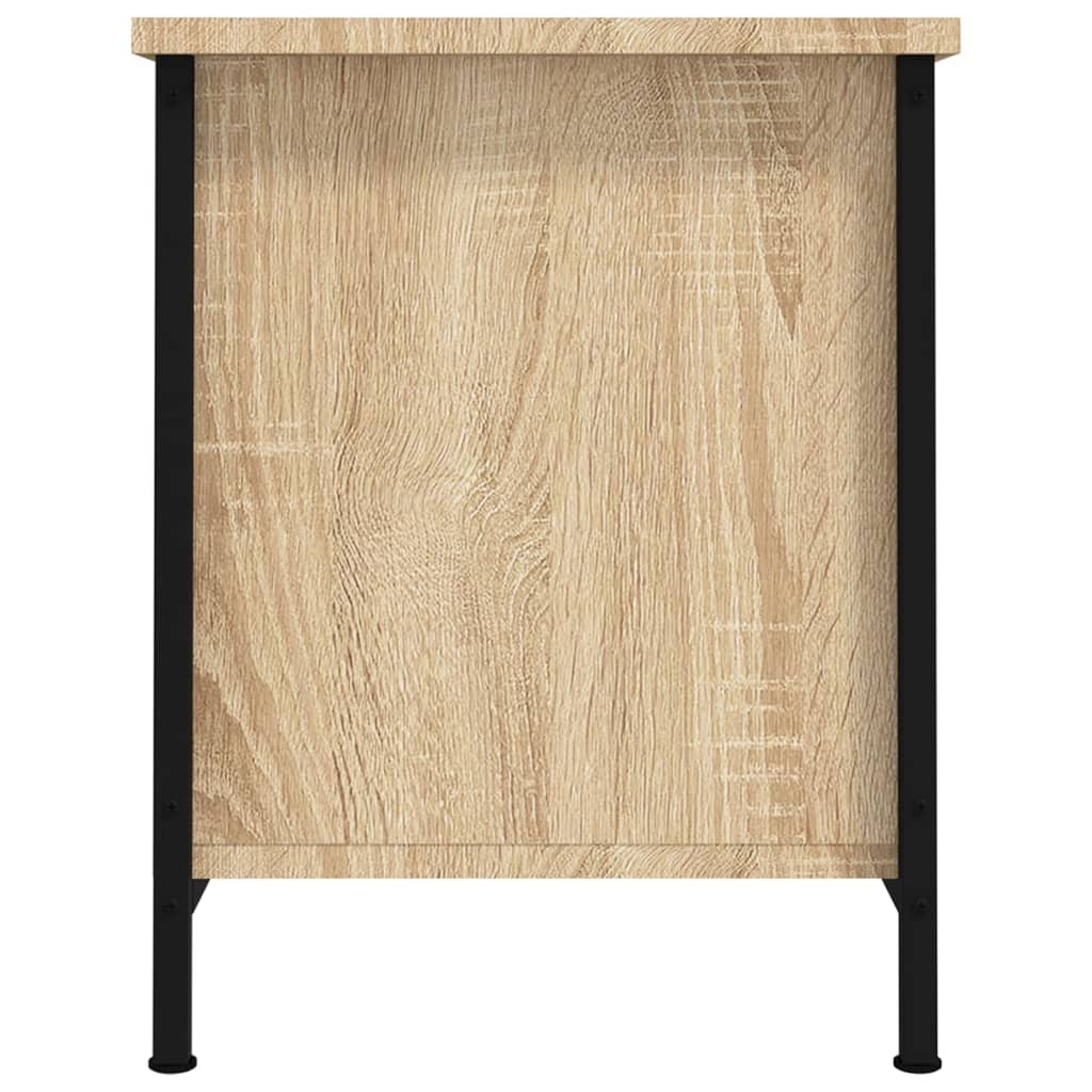 Sonoma tölgyszínű szerelt fa tv-szekrény ajtókkal 60x35x45 cm Sonoma tölgyszínű szerelt fa tv-szekrény ajtókkal 60x35x45 cm