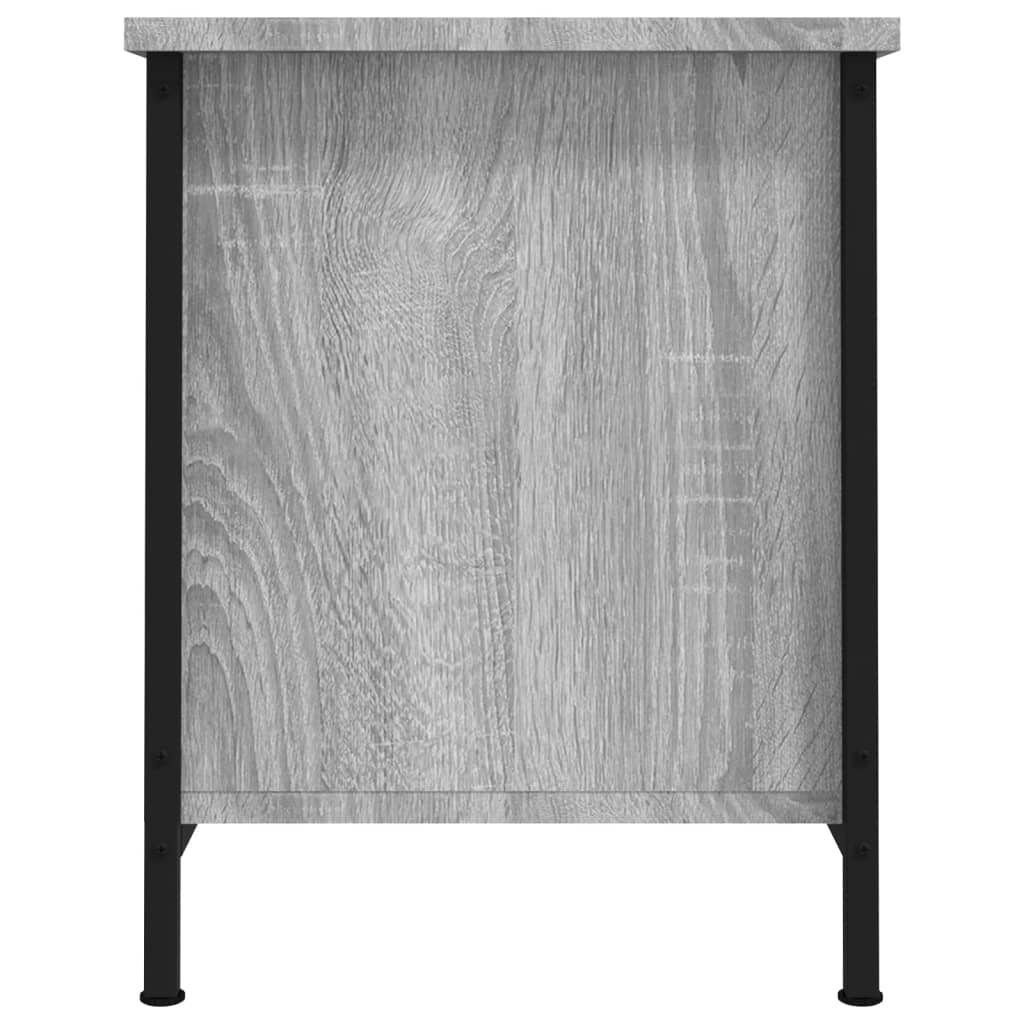 Szürke sonoma színű szerelt fa tv-szekrény ajtókkal 60x35x45 cm Szürke sonoma színű szerelt fa tv-szekrény ajtókkal 60x35x45 cm