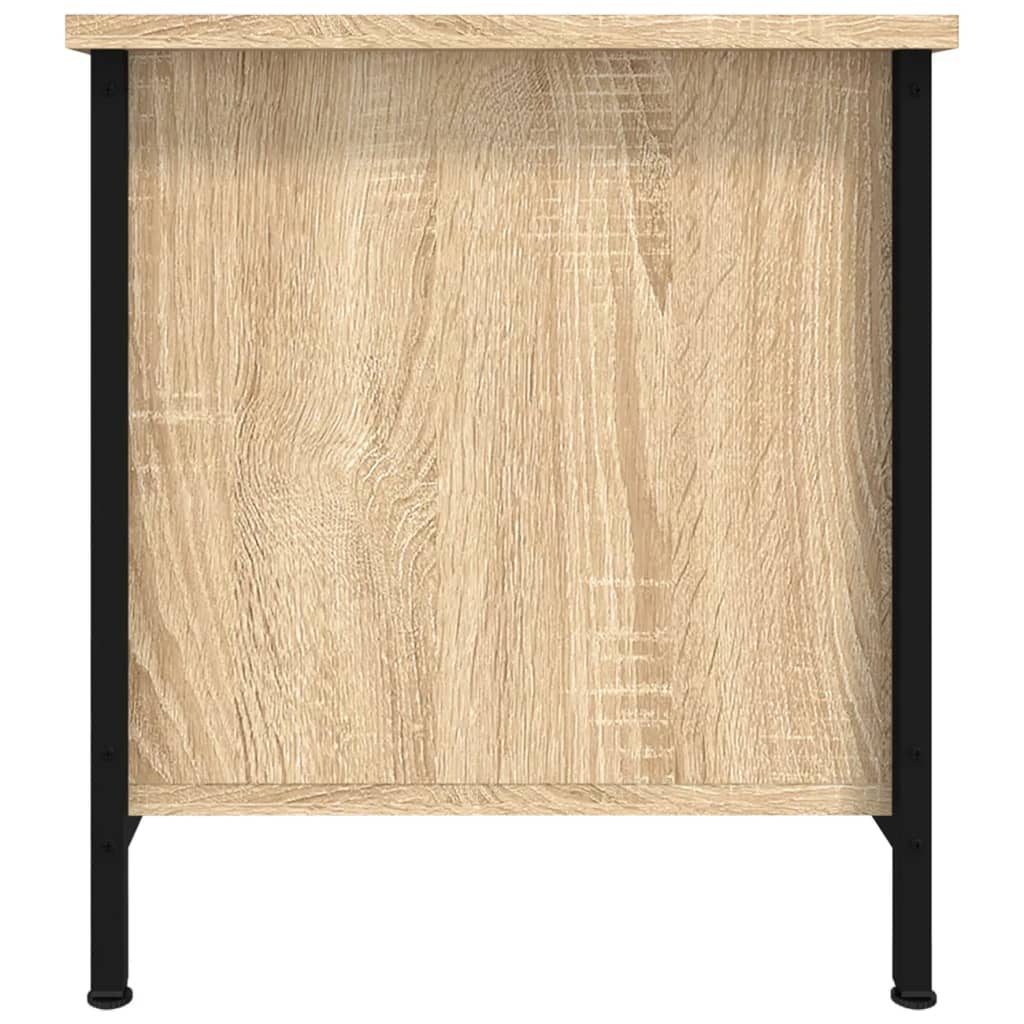 Sonoma tölgyszínű szerelt fa tv-szekrény 100x40x45 cm