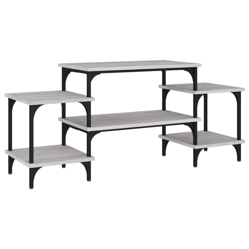 Szürke sonoma színű szerelt fa tv-szekrény 117x35x52 cm Szürke sonoma színű szerelt fa tv-szekrény 117x35x52 cm