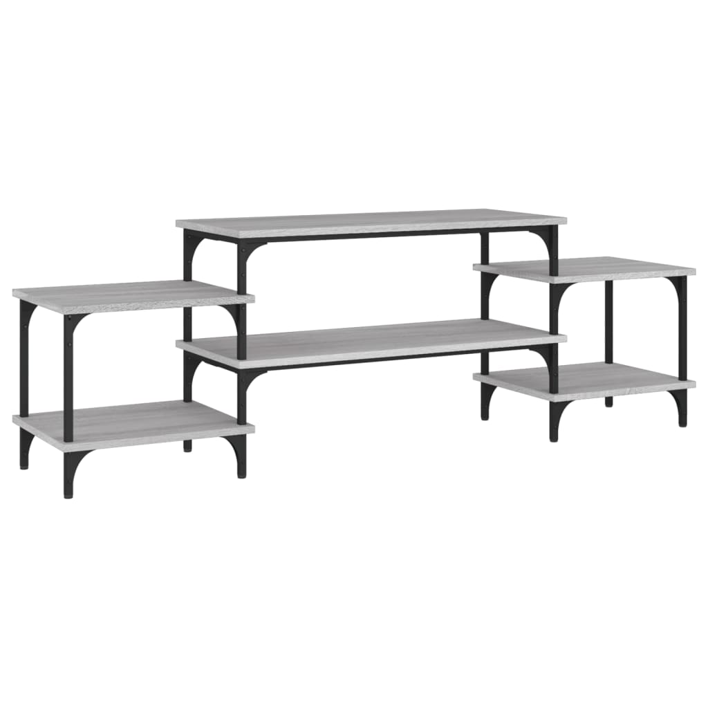 Szürke sonoma színű szerelt fa tv-szekrény 157x35x52 cm Szürke sonoma színű szerelt fa tv-szekrény 157x35x52 cm