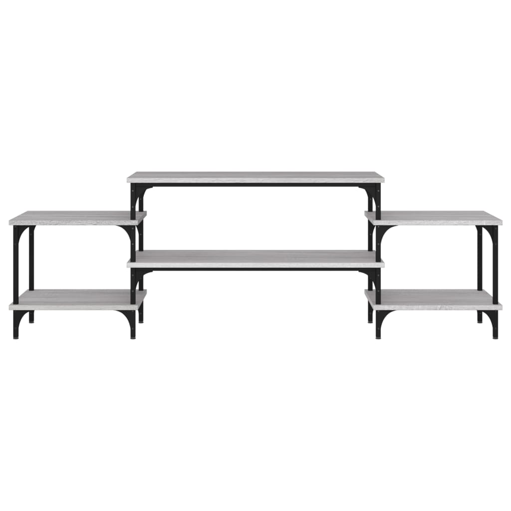 Szürke sonoma színű szerelt fa tv-szekrény 157x35x52 cm Szürke sonoma színű szerelt fa tv-szekrény 157x35x52 cm