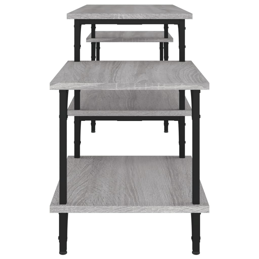 Szürke sonoma színű szerelt fa tv-szekrény 157x35x52 cm Szürke sonoma színű szerelt fa tv-szekrény 157x35x52 cm