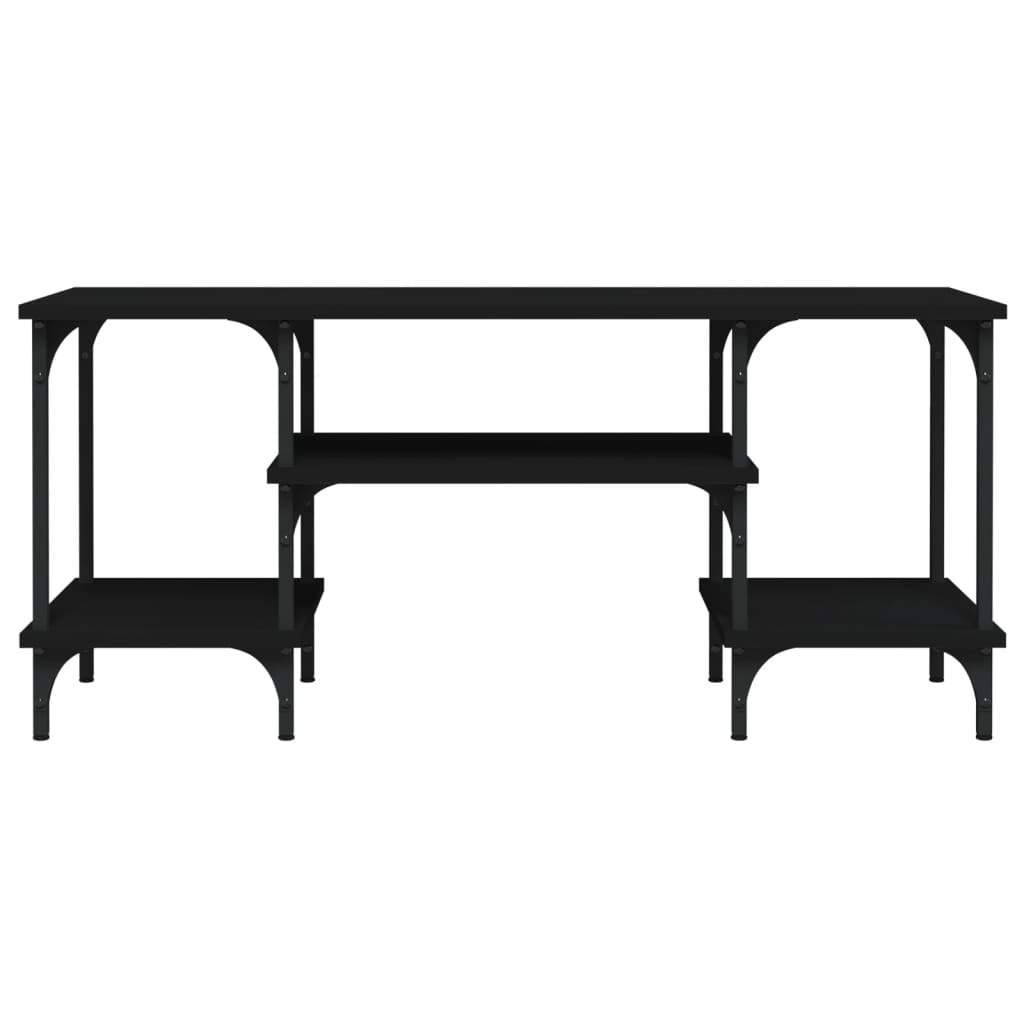 Fekete szerelt fa tv-szekrény 102x35x45,5 cm Fekete szerelt fa tv-szekrény 102x35x45,5 cm