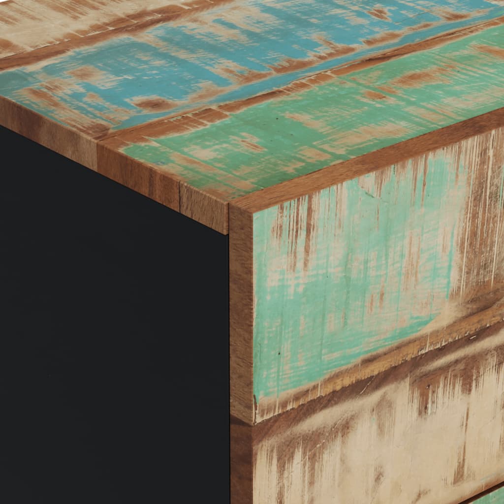 Újrahasznosított fa tálalószekrény 3 fiókkal 40x33,5x75 cm Újrahasznosított fa tálalószekrény 3 fiókkal 40x33,5x75 cm