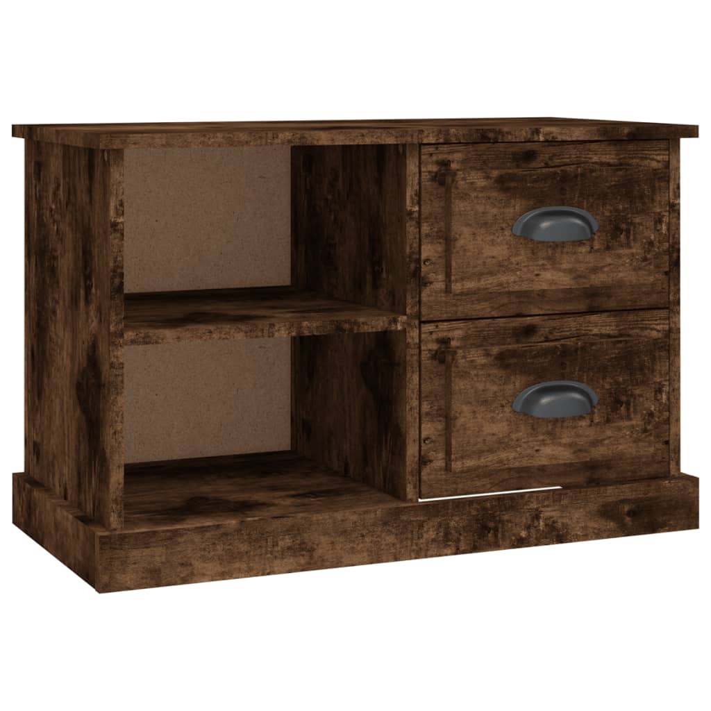 Füstös tölgy színű szerelt fa tv-szekrény 73x35,5x47,5 cm Füstös tölgy színű szerelt fa tv-szekrény 73x35,5x47,5 cm