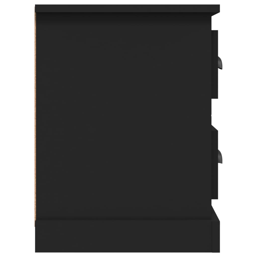 Fekete szerelt fa tv-szekrény 102 x 35,5 x 47,5 cm Fekete szerelt fa tv-szekrény 102 x 35,5 x 47,5 cm