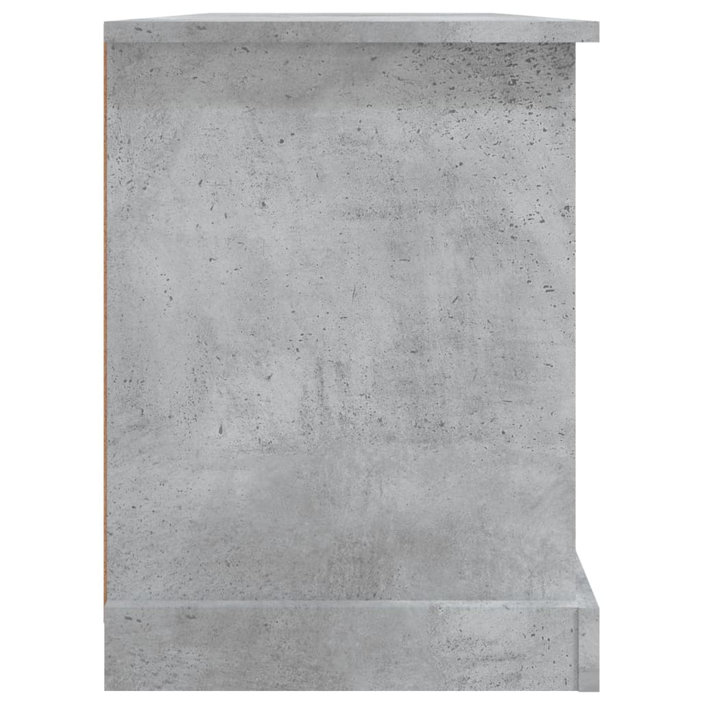 Betonszürke szerelt fa tv-szekrény 99,5 x 35,5 x 48 cm