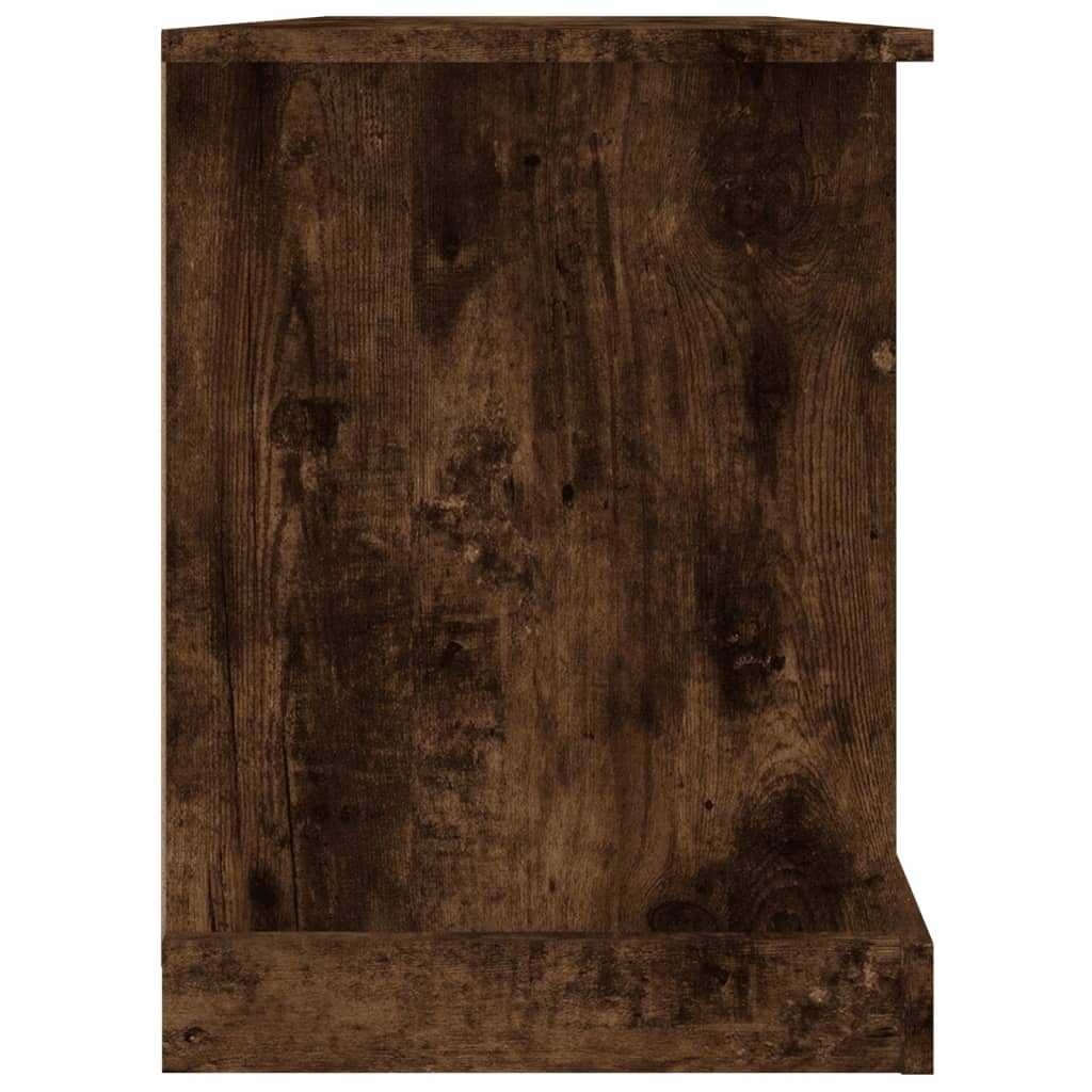 Füstös tölgyszínű szerelt fa tv-szekrény 99,5x35,5x48 cm Füstös tölgyszínű szerelt fa tv-szekrény 99,5x35,5x48 cm