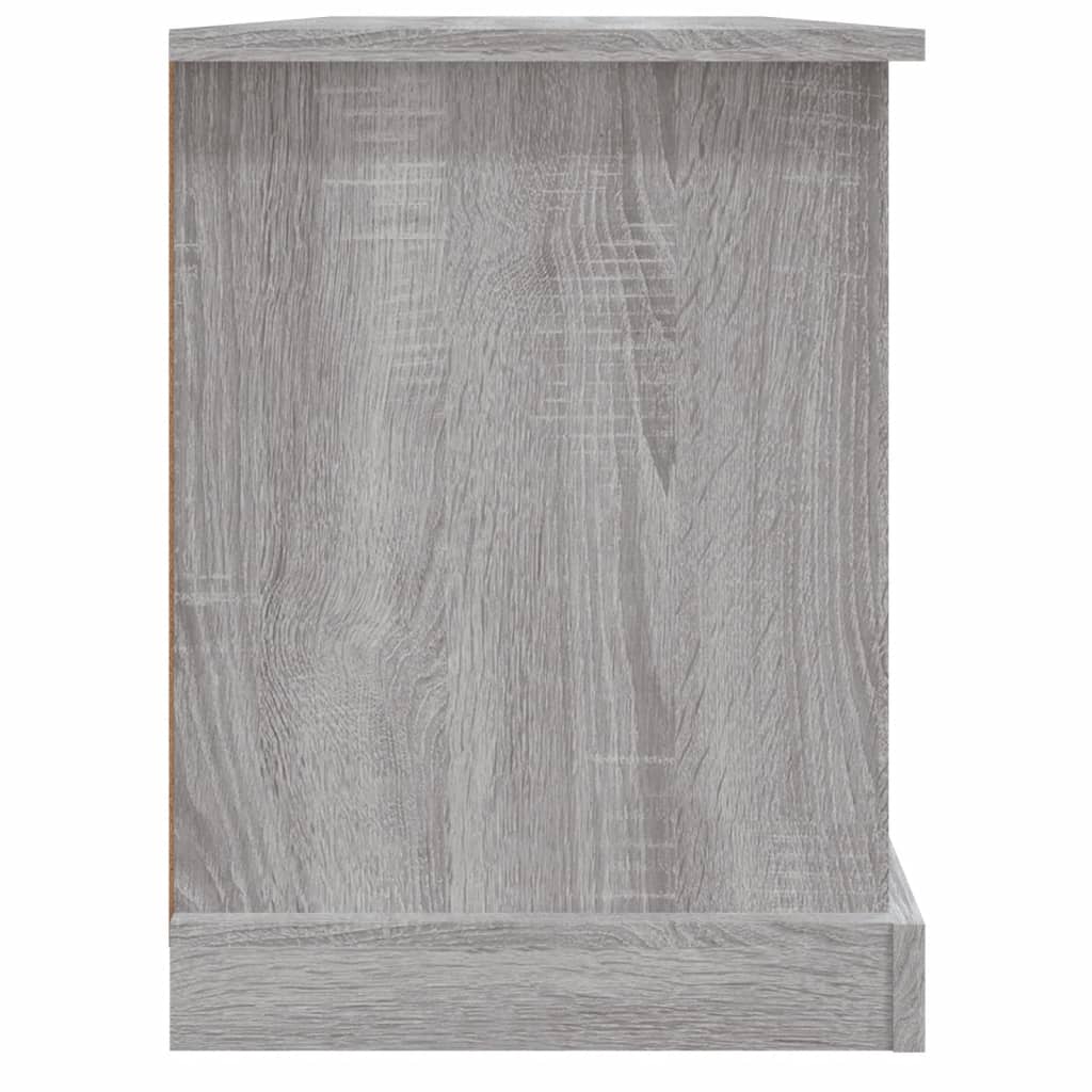 Szürke sonoma színű szerelt fa tv-szekrény 99,5x35,5x48 cm Szürke sonoma színű szerelt fa tv-szekrény 99,5x35,5x48 cm