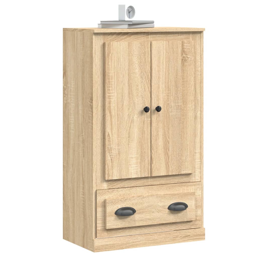 Sonoma tölgy szerelt fa magasszekrény 60x35,5x103,5 cm
