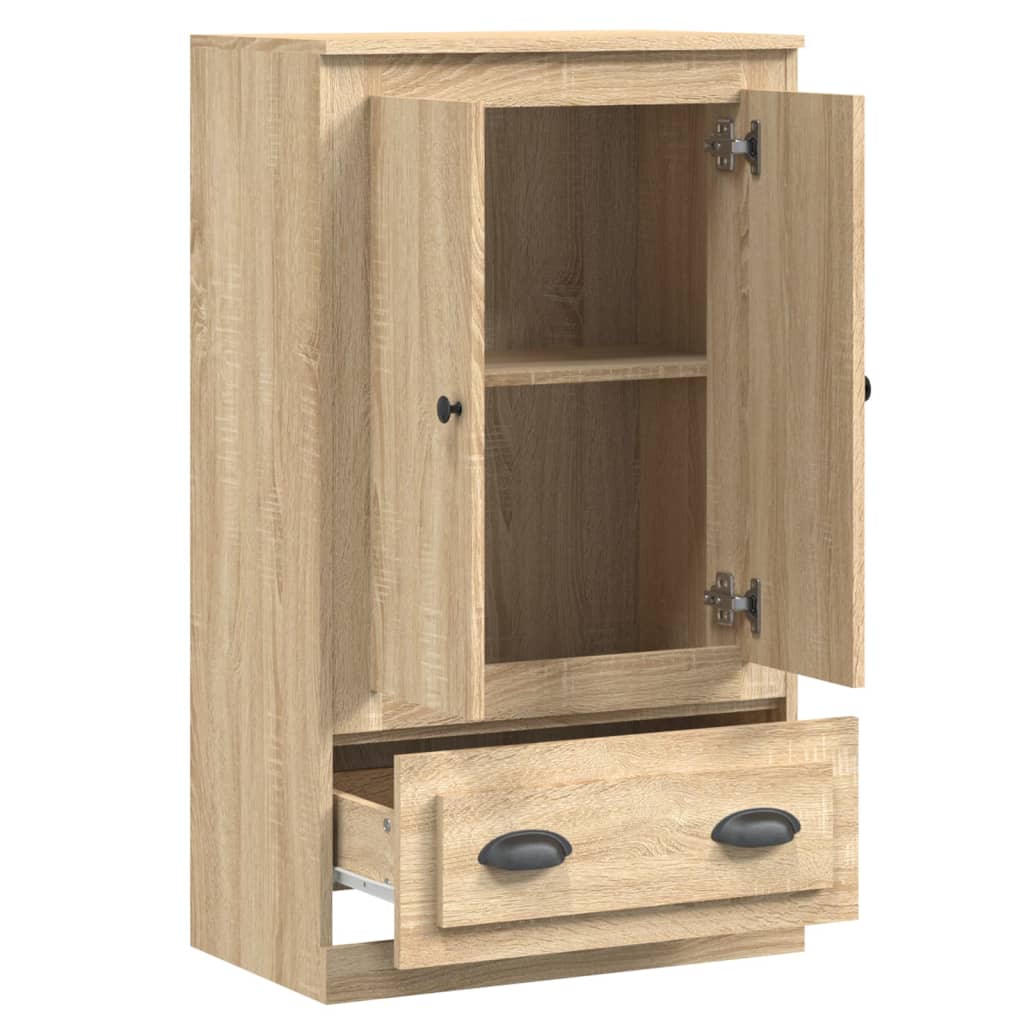 Sonoma tölgy szerelt fa magasszekrény 60x35,5x103,5 cm