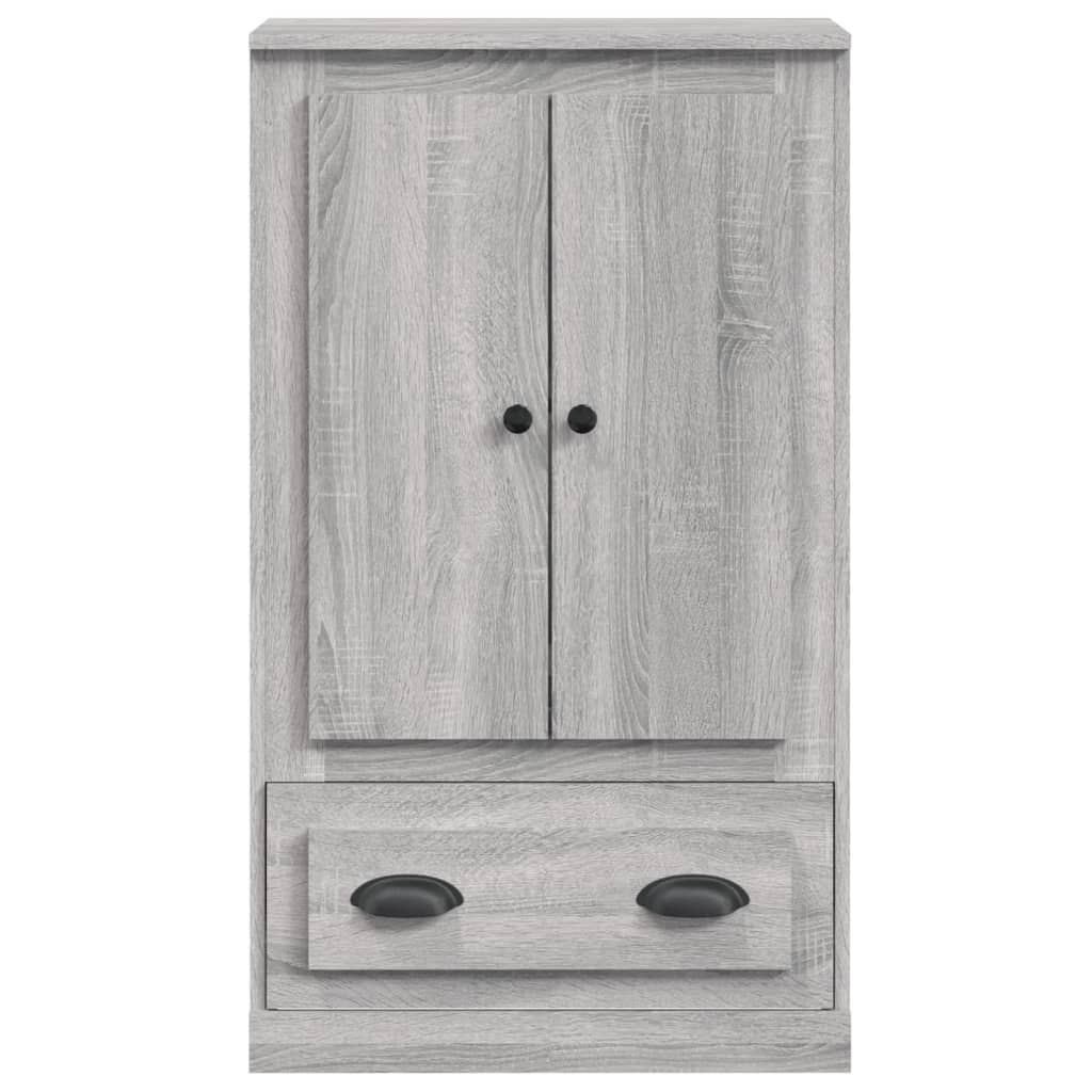 Szürke sonoma szerelt fa magasszekrény 60x35,5x103,5 cm