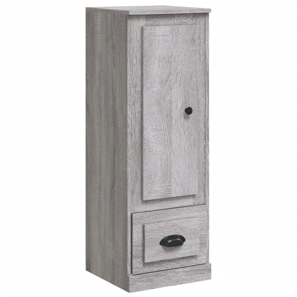 Szürke sonoma szerelt fa magasszekrény 36x35,5x103,5 cm