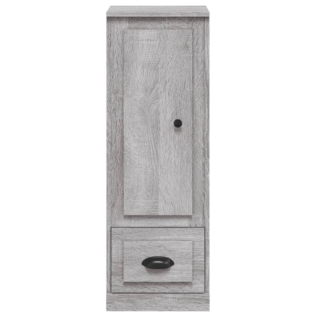Szürke sonoma szerelt fa magasszekrény 36x35,5x103,5 cm