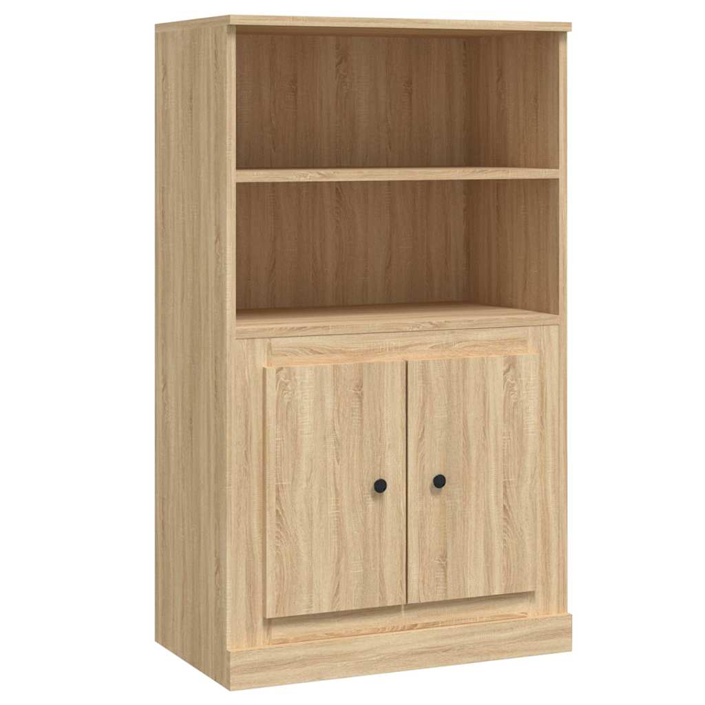 Sonoma tölgy szerelt fa magasszekrény 60x35,5x103,5 cm